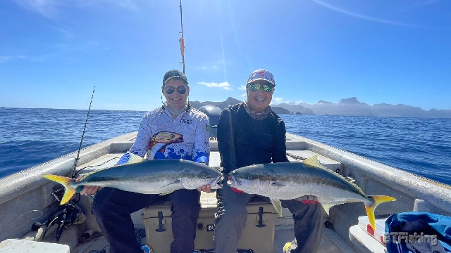 Fotos da pesca esportiva na Ilha de Robinson Cruso no Chile
